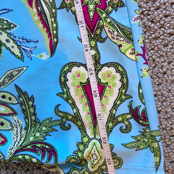 Jude Connally printed dress XS - aqua blue/green - Picture 8 of 11